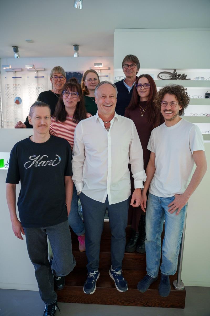 Das Team von Optik Hühn